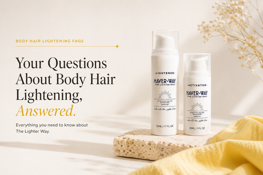 Body Hair Lightening FAQs: Everything You Need to Know